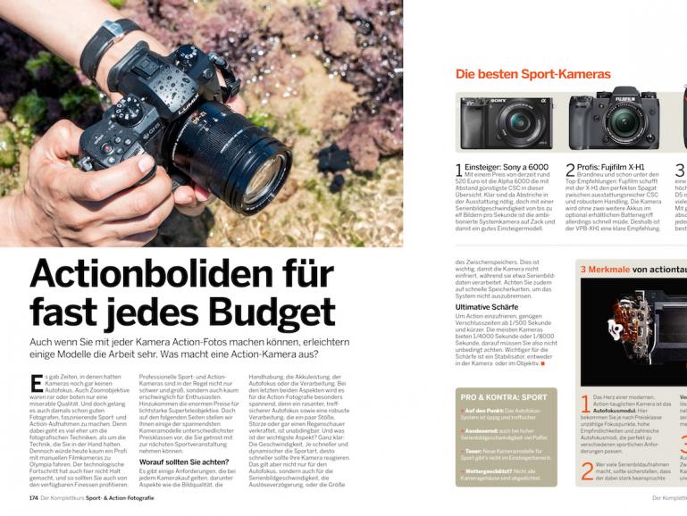 Der Komplettkurs Sport- & Action-Fotografie 1/2018 ist da!