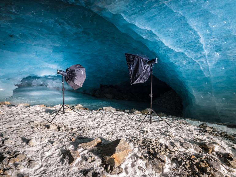 Eishöhle: Hinter den Kulissen