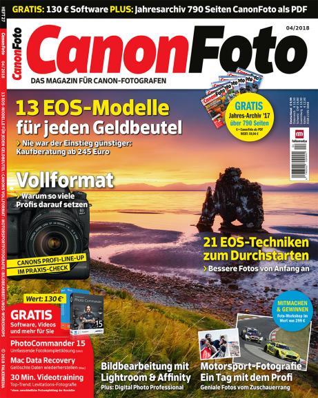 CanonFoto 4/2018 - Kann Canon am Systemkameramarkt mitmischen?
