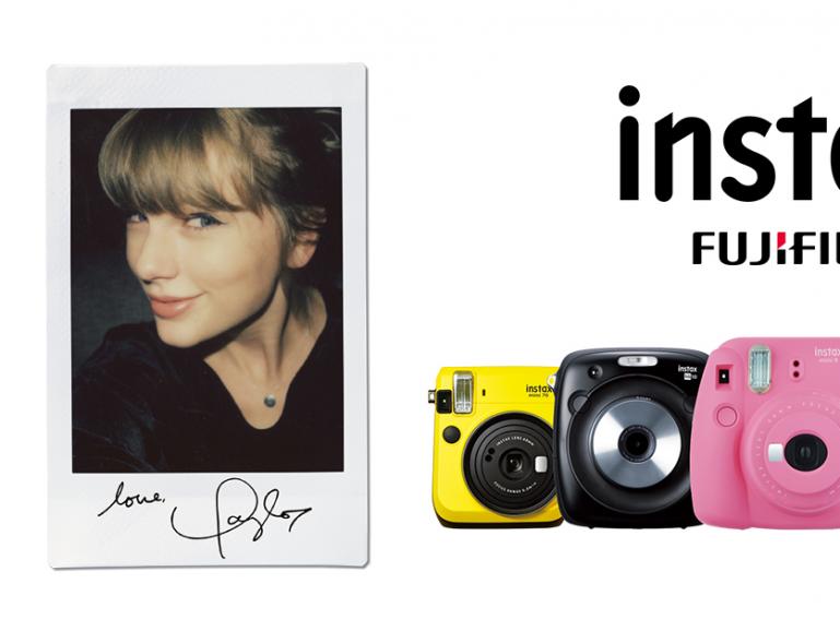 Taylor Swift und instax: Fujifilm gibt globale Partnerschaft bekannt
