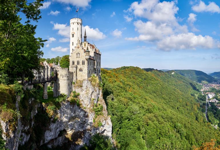 Schloss Lichtenstein nahe dem Naturschutzgebiet Kreuzlingen.