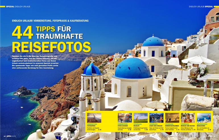 Neu am Kiosk und als Download: DigitalPHOTO 8/2018 mit großem Reisefoto-Special!