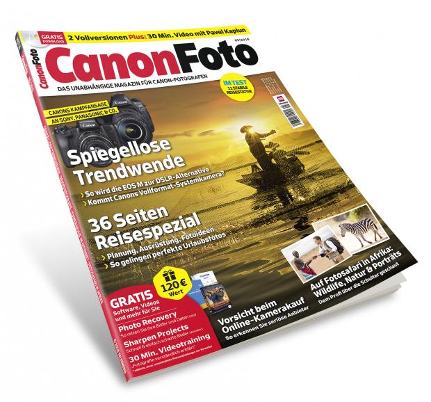 CanonFoto 5/2018 - 36 Seiten großes Reisespezial!