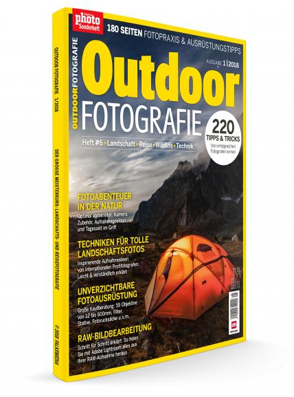 Jetzt am Kiosk erhältlich: Die neue Outdoor Fotografie 01/2018