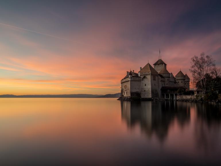 Schloss Chillon - Mittelalterliche Wasserburg