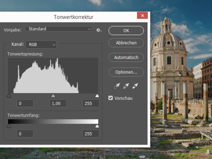 Tonwertkorrektur - Photoshop einfach erklärt