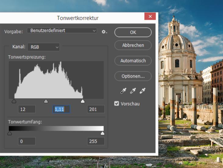 Tonwertkorrektur - Photoshop einfach erklärt