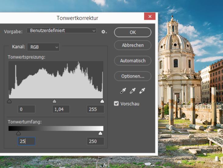 Tonwertkorrektur - Photoshop einfach erklärt