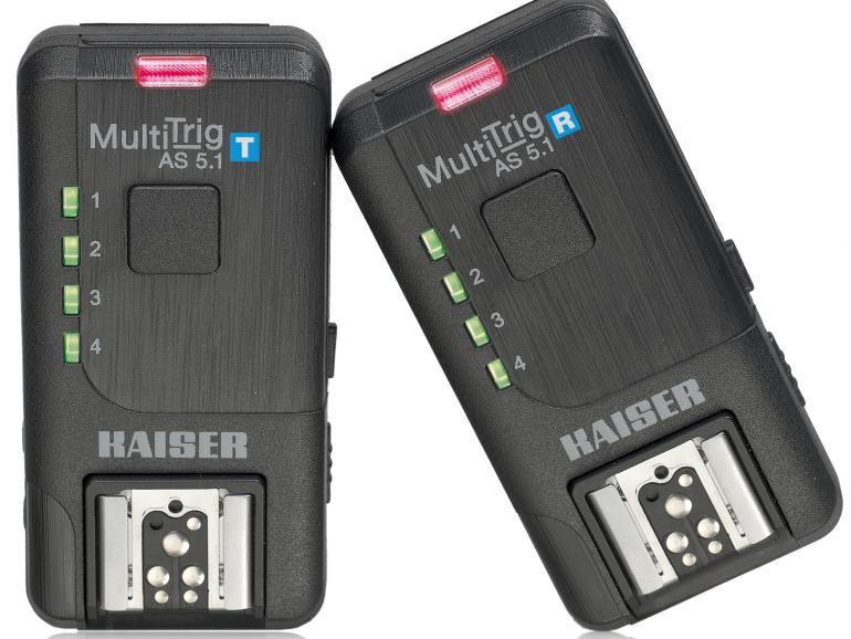 Kaiser MultiTrig AS 5.1: Funkauslöser-Set für Kamera oder Blitz