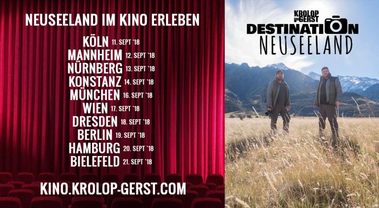 Krolop und Gerst auf Kinotour: "Destination Neuseeland"