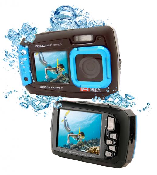 Aquapix W1400 Active - Unterwasser-Kamera mit Dual-Display im Angebot