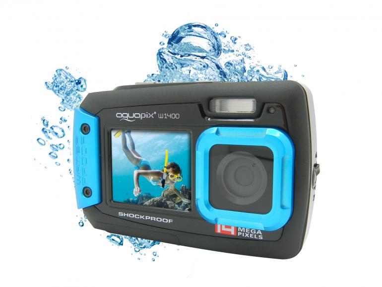 Aquapix W1400 Active - Unterwasser-Kamera mit Dual-Display im Angebot