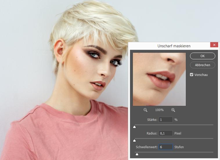 Unscharf maskieren - Photoshop einfach erklärt