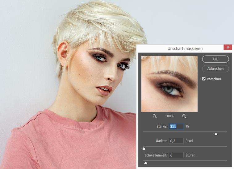 Unscharf maskieren - Photoshop einfach erklärt