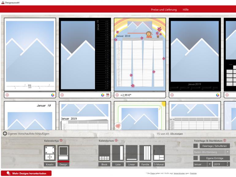 Kaufberatung: Fotokalender mit eigenen Motiven im Test