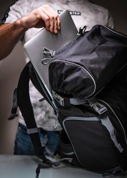 Viel Platz: Der Rucksack von CULLMANN bietet auch Platz für einen Laptop bis 15 Zoll.