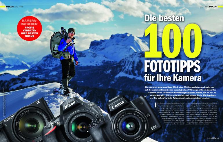 Ab sofort im Handel: DigitalPHOTO 02/2019 - Die 100 besten Fototipps!