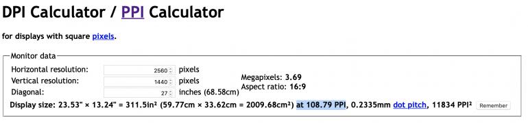 Mit einem PPI-Rechner finden Sie heraus, ob Ihr Bildschirm ergonomisch für Sie ist.