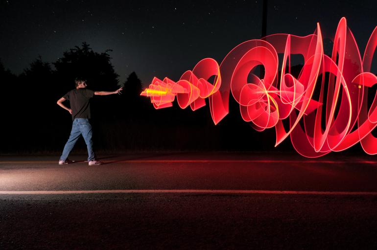 kreatives Lightpainting - So wird es gemacht