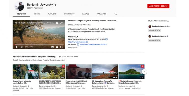 YouTube: 5 Kanäle für Fotografiebegeisterte