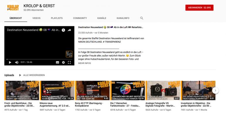 YouTube: 5 Kanäle für Fotografiebegeisterte