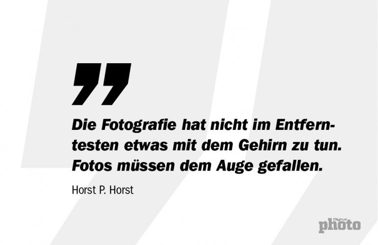 Mit seinen Modeaufnahmen wurde Horst P. Horst (1906-1999) zu einem der wichtigsten Fotografen der Geschichte und Vorbild für Generationen. Kaum ein anderer beherrschte das Genre so wie er.