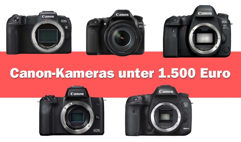 Die 5 besten Kameras für Canon-Fotografen unter 1.500 Euro