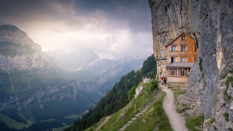 Berggasthaus Äscher-Wildkirchli - Imposante Lage