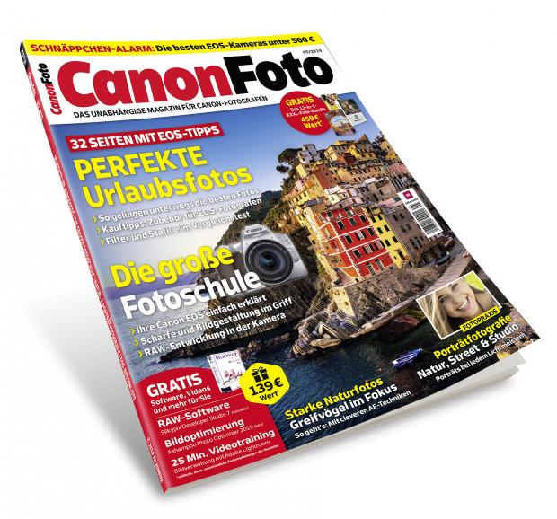 CanonFoto 05/2019 ab sofort erhältlich: Urlaubs- und Reisefotografie + die besten EOS-Kameras unter 500 Euro