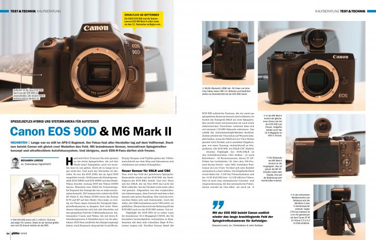 Neu! DigitalPHOTO 10/2019 - Perfekte Bildschärfe und Canon EOS 90D im ersten Test