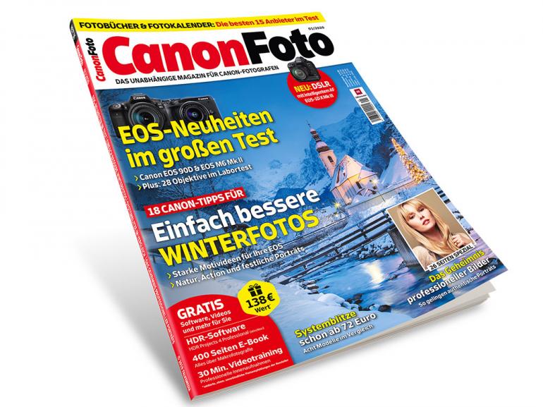 Jetzt im Handel: CanonFoto 01/20 mit den besten Schnäppchen für EOS-Fotografen! 