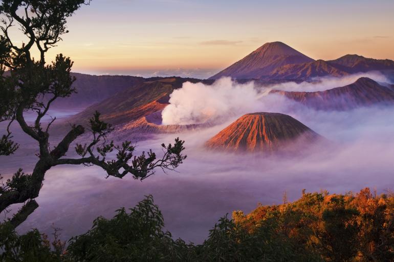 Vulkan Bromo auf der Insel Java
