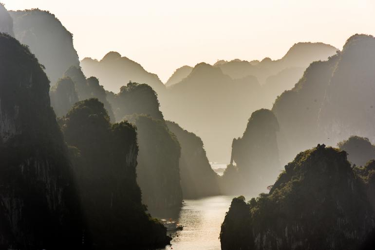 Halong-Bucht im Norden Vietnams