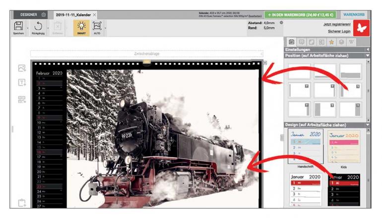 Das perfekte Geschenk zum Fest: Kalender mit DESIGNER 3 gestalten