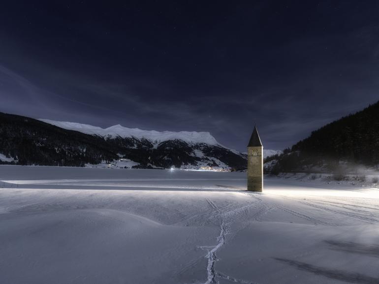 Reschensee in Südtirol