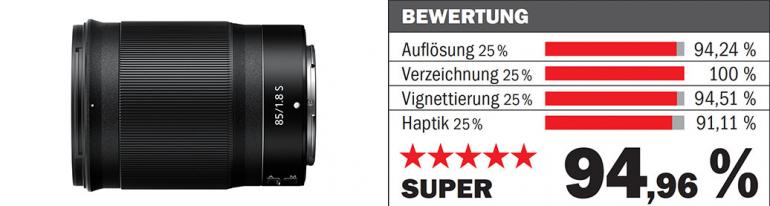 Nikkor Z 85mm f/1,8 S: Scharfes Teleobjektiv im Test