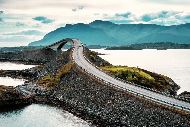 Atlantic Straße in Norwegen