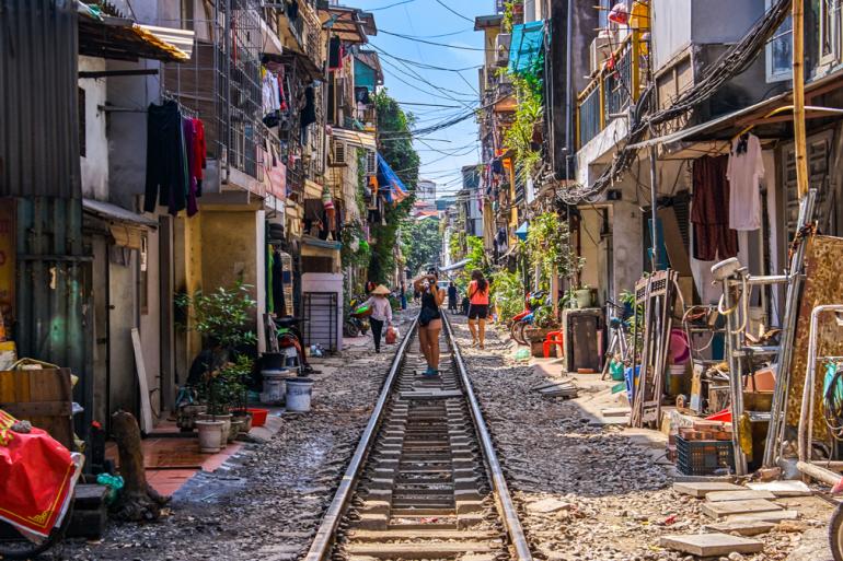 Train Street in Vietnam