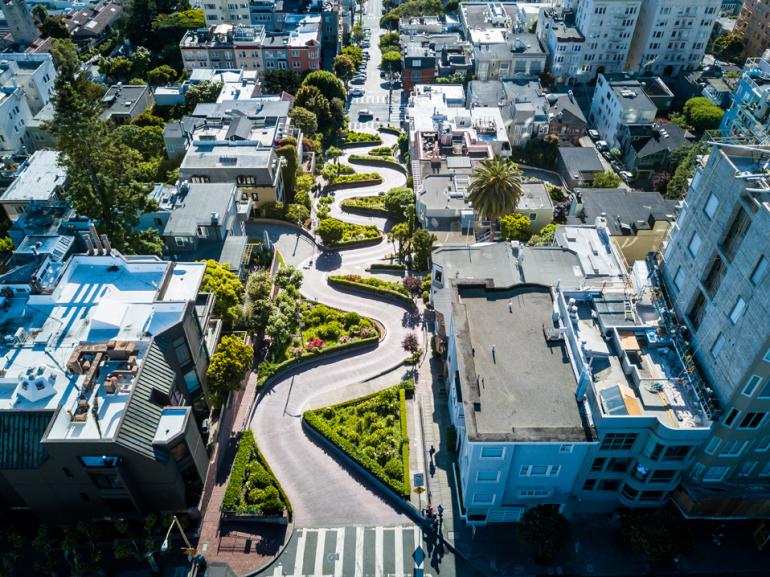 Lombard Street in San Francisco