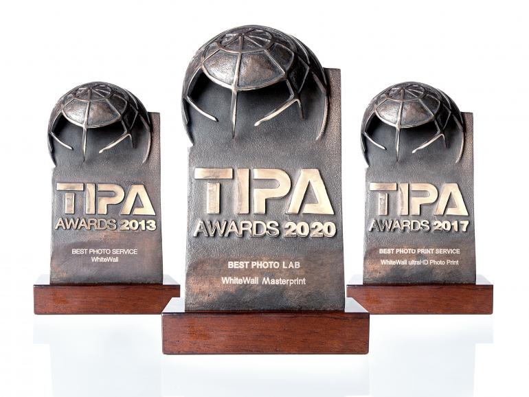 Das Fotolabor WhiteWall wurde erst kürzlich zum bereits dritten Mal als bestes Fotolabor weltweit mit dem renommierten TIPA World Award ausgezeichnet.