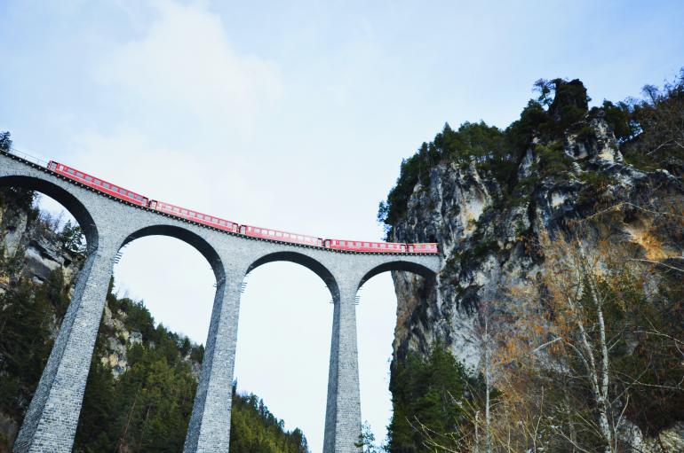 Landwasserviadukt des Glacier Express