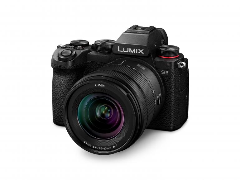 Panasonic neuester Wurf: Die kompakte spiegellose Vollformatkamera Lumix S5.