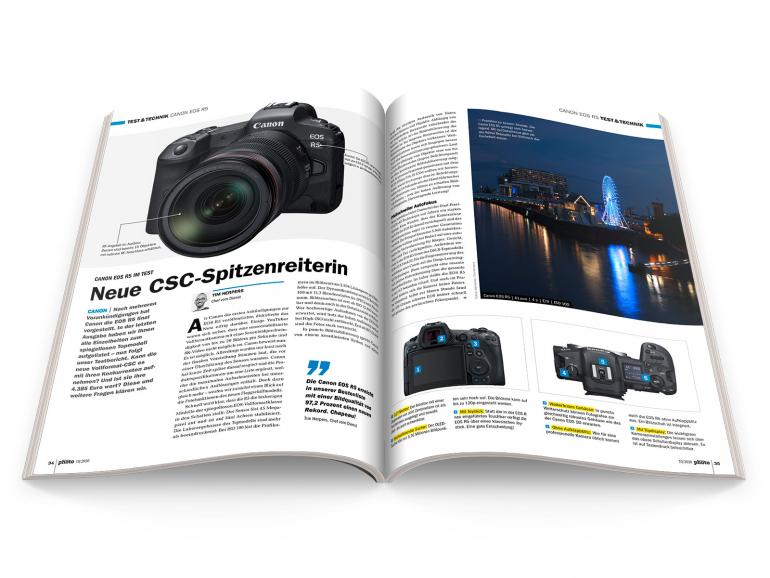 Die Canon EOS R5 im Test.