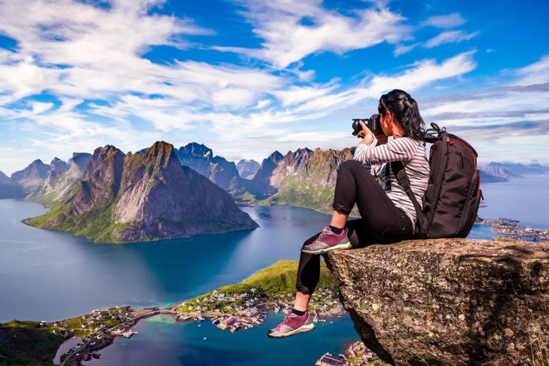 Die Lofoten in Norwegen.