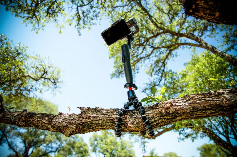 Der Smart Stabilizer ist mit allen Joby GorillaPods und Zubehörteilen kompatibel.