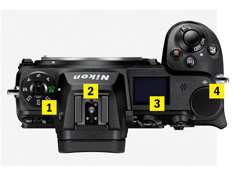 Top-View der Nikon Z 6 II. 