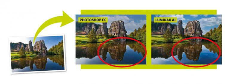Himmel austauschen: Photoshop CC vs. Luminar AI im Duell