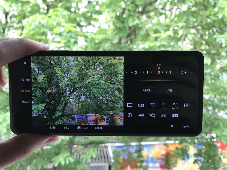Photography Pro App: Nutzen Sie manuelle Kamerasteuerungsfunktionen.
