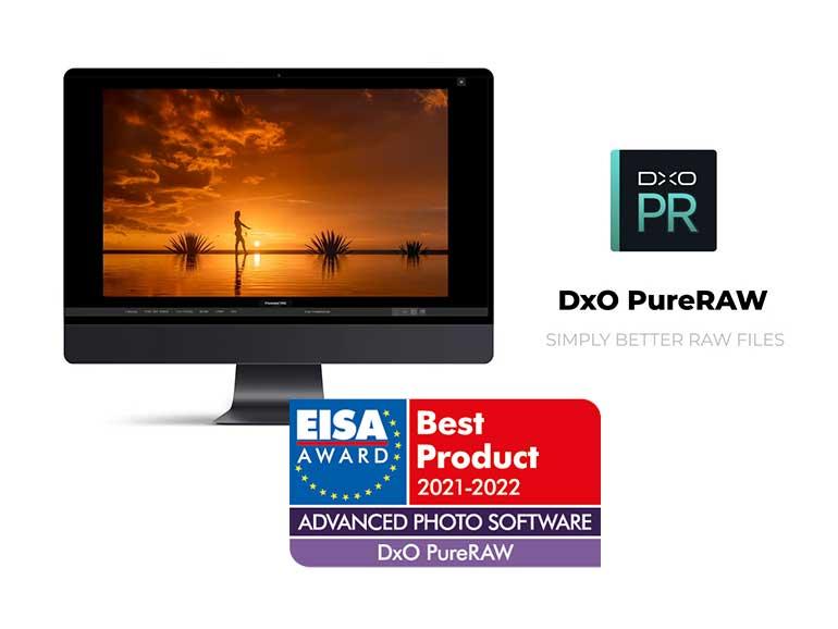 Die EISA Awards 2021 küren DxO PureRAW zur besten Fotosoftware.