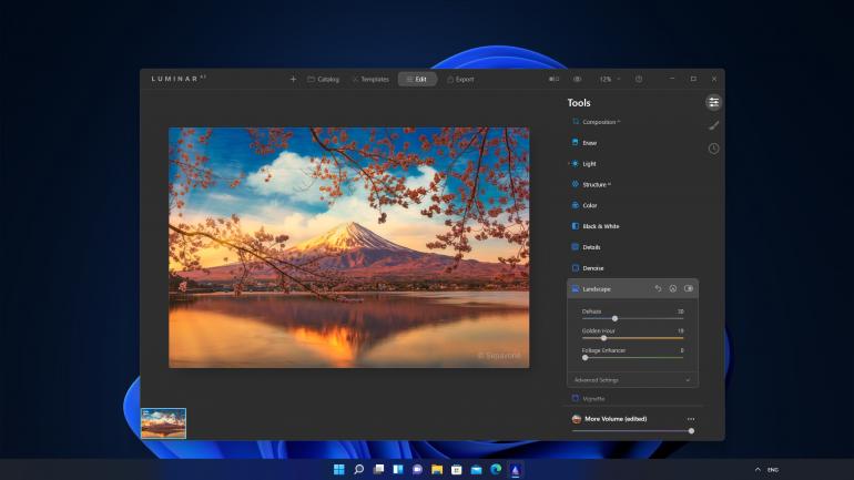 Luminar AI ist ab sofort im neuen Microsoft Store verfügbar und vollständig kompatibel mit Windows 11.